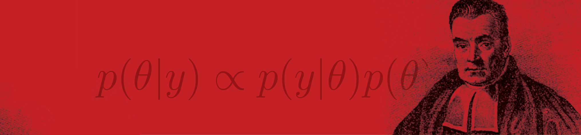 Illustration of Bayes with the Bayes' theorem